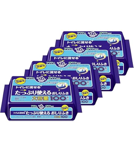 Amazon.co.jp: 花王 メリーズおしりふき トイレに流せる 詰替 64枚×3個